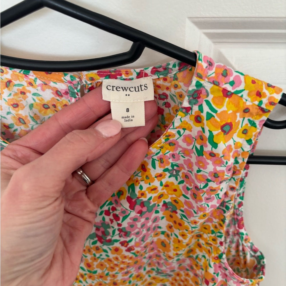 Crewcuts Multicolor Floral Kids Dress - Picture 3 of 4